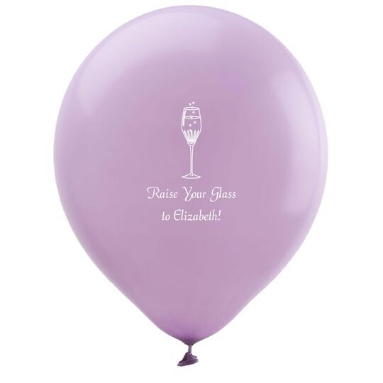 Bubbly Champagne Latex Balloons